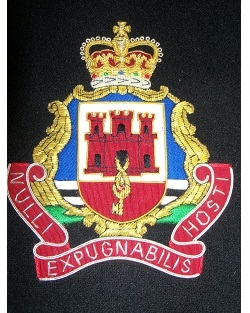 Medium Embroidered Badge - Royal Gibraltar Regiment